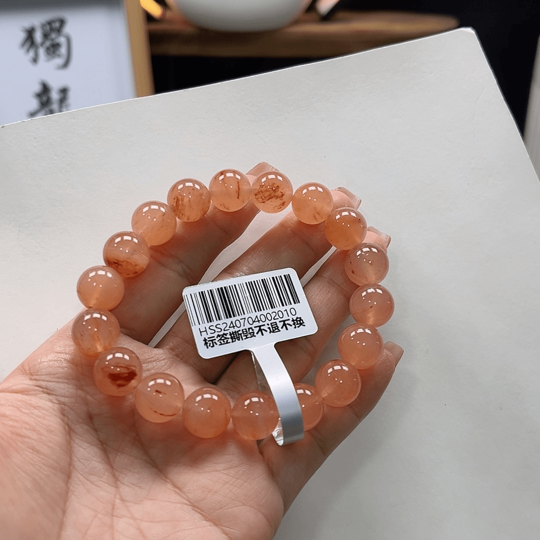 石英质玉手链未镶嵌周周11.2