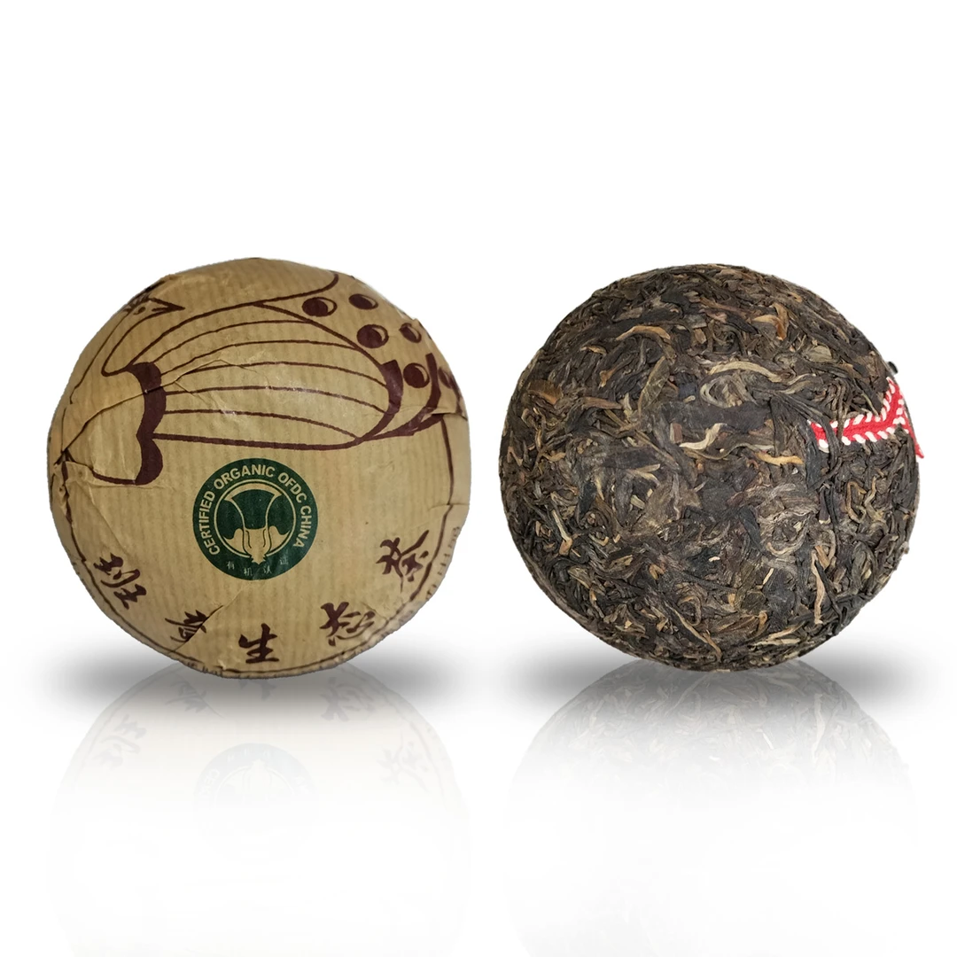 2009年 佛海茶庄 班章生态红丝带 白菜沱 普洱生茶250g