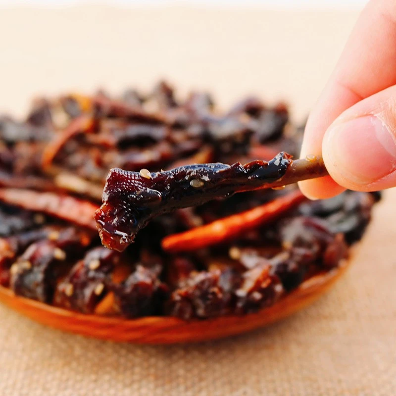 湖南特产香辣鸭脚筋常德酱板鸭拐筋酱卤零食鸭关节小吃