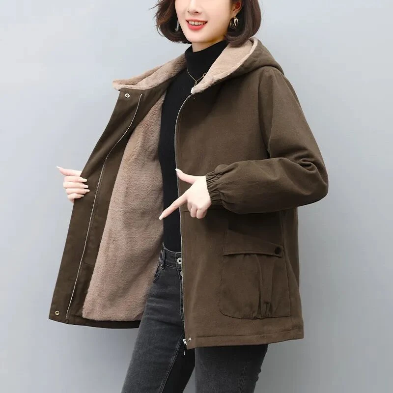 200斤胖妈妈装棉衣派克服加肥加大宽松中老年人女宽松棉服奶奶装