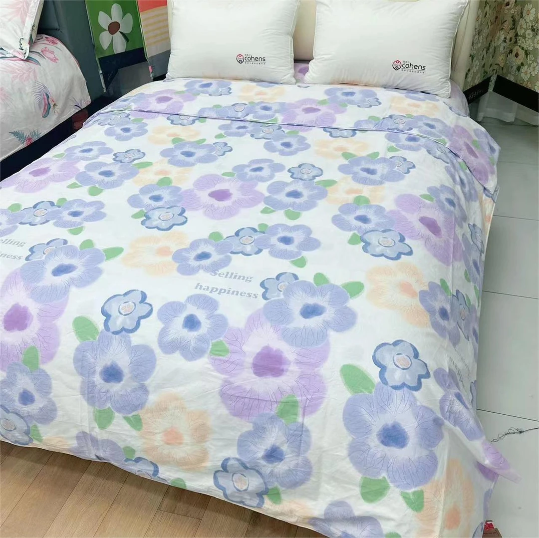 单人被套 1.6米*2.1米 新款斜纹棉 柔软亲肤透气【浪漫嫣子】