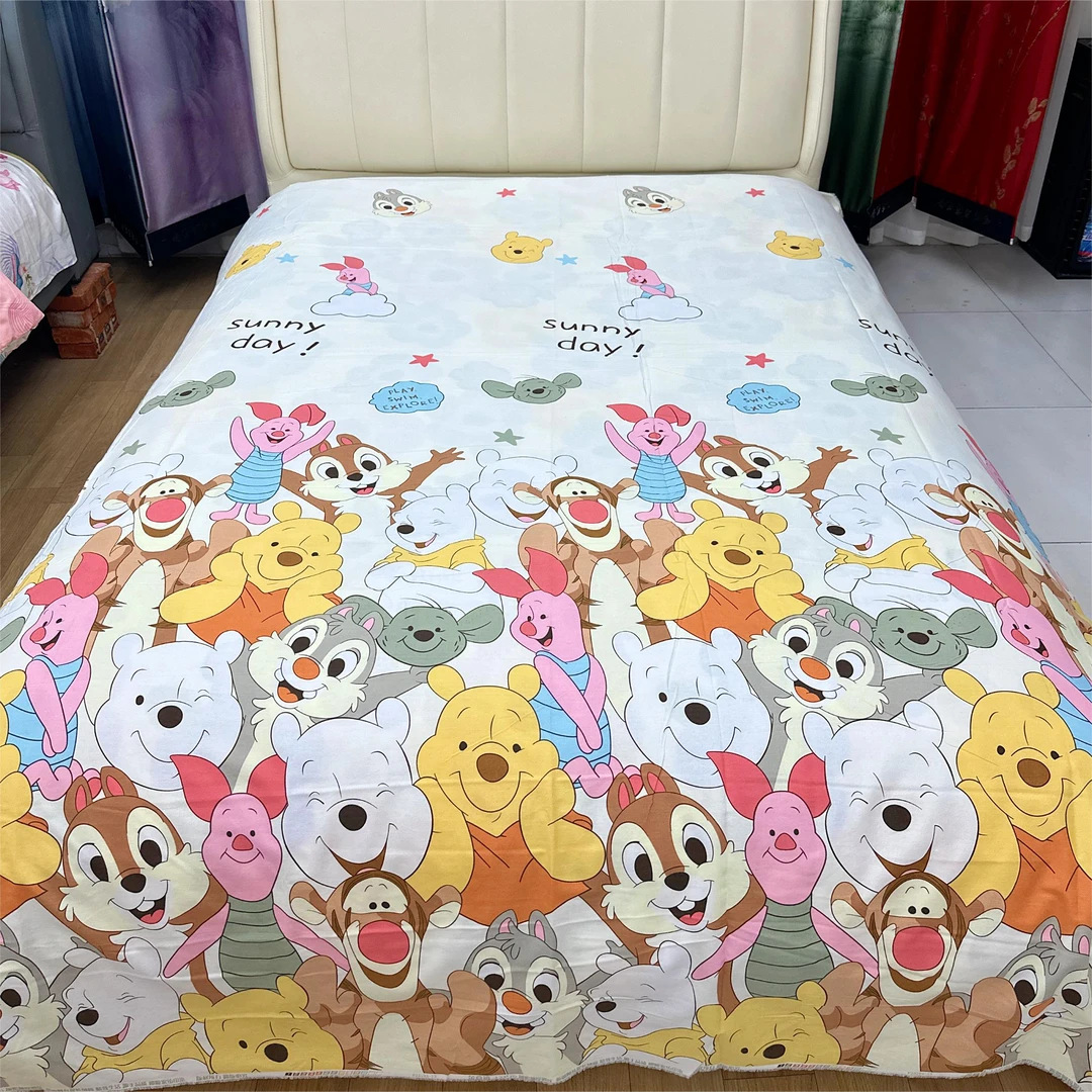 【迪士尼】2米*2.45米床单 新疆长绒棉 加厚加密 密实贴身透气