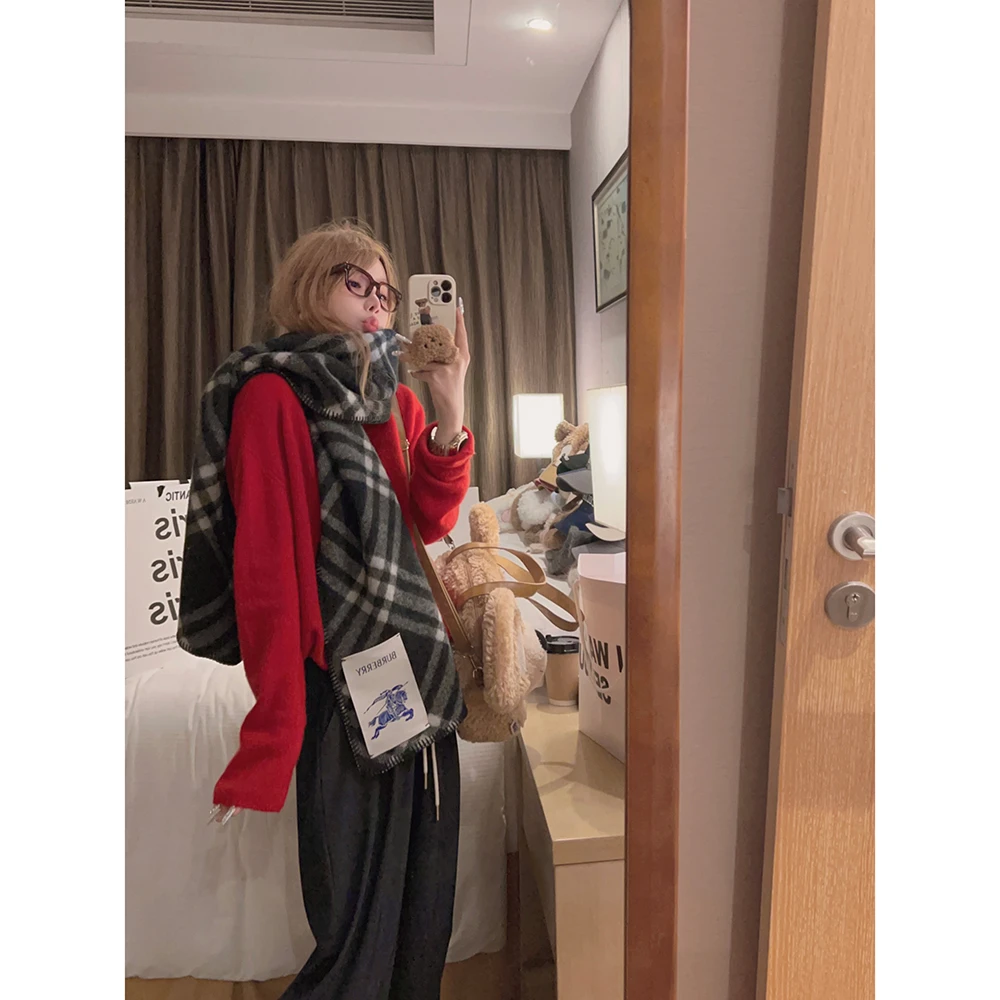 Yukiss直播【秋日暖阳！纯色套头纯色针织衫】纯色针织衫A4701