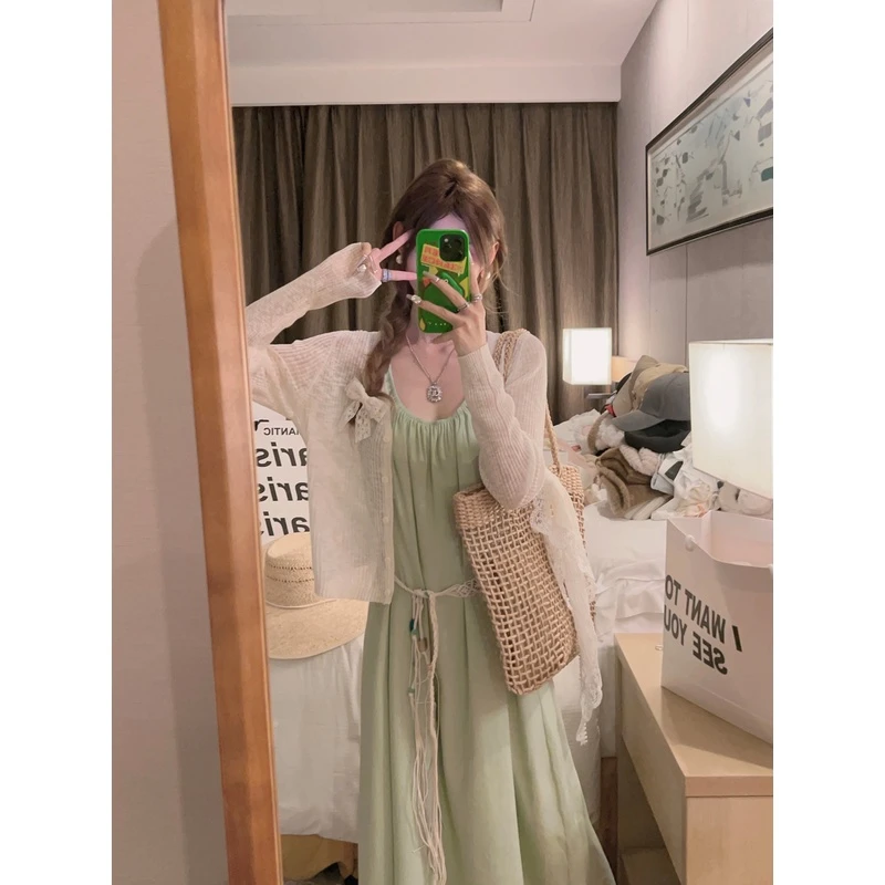 Yukiss直播【夏日刚需/三种穿法！冰麻防晒开衫】冰麻防晒开衫A4244