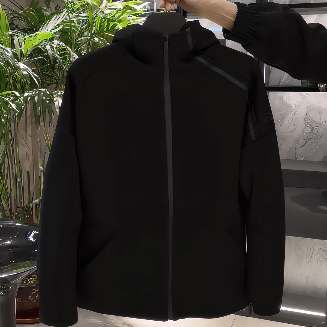 春季新款立体男士上衣休闲男外套户外防风连帽运动男款