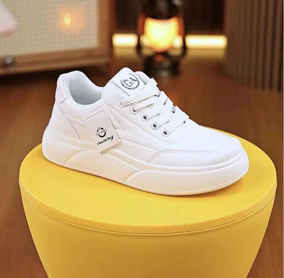 2024春季小白鞋新款韩版ins女学生厚底增高运动板鞋休闲街拍SH501