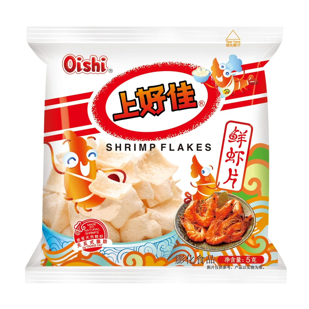 上好佳鲜虾片6包 赠 maomao