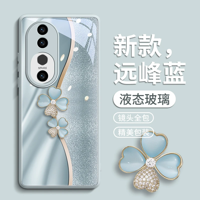 轻奢四叶草适用vivos19pro手机壳S19镜头全包por新款玻璃s18外壳