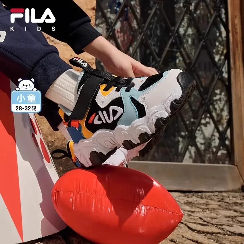 Fila/斐乐【儿童猫爪鞋】春夏新款小童复古透气运动跑鞋K54B511102