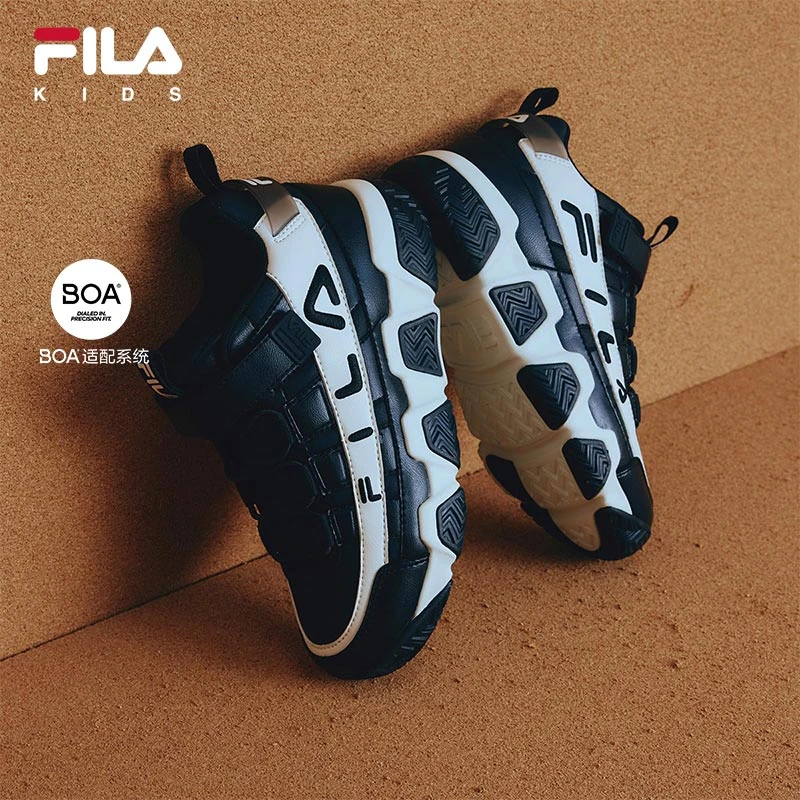 FILAKIDS秋季新款【斐乐儿童】中大童经典时尚潮流篮球鞋K55B431201