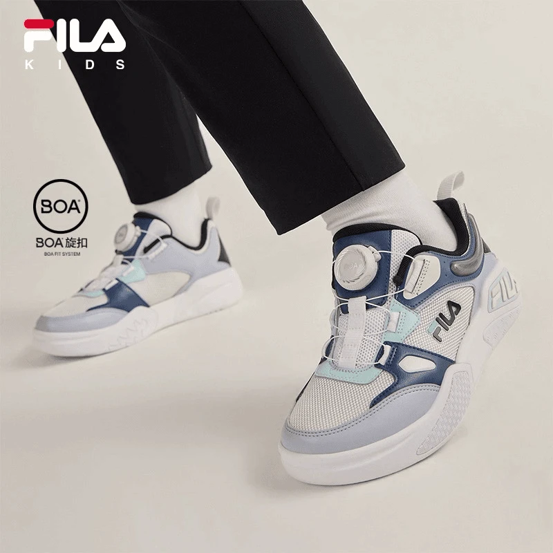 斐乐儿童24春季新款蝙蝠鞋中大童经典运动鞋K15B411303