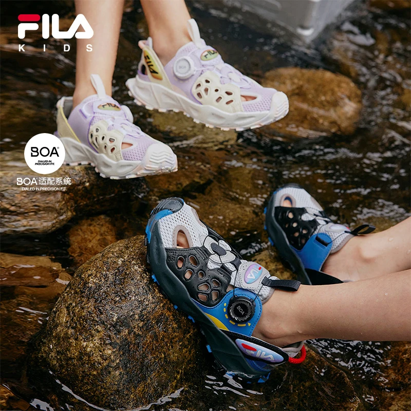 Fila/斐乐儿童【萤火虫凉鞋】夏季8-16岁透气运动涉水鞋K15B423601