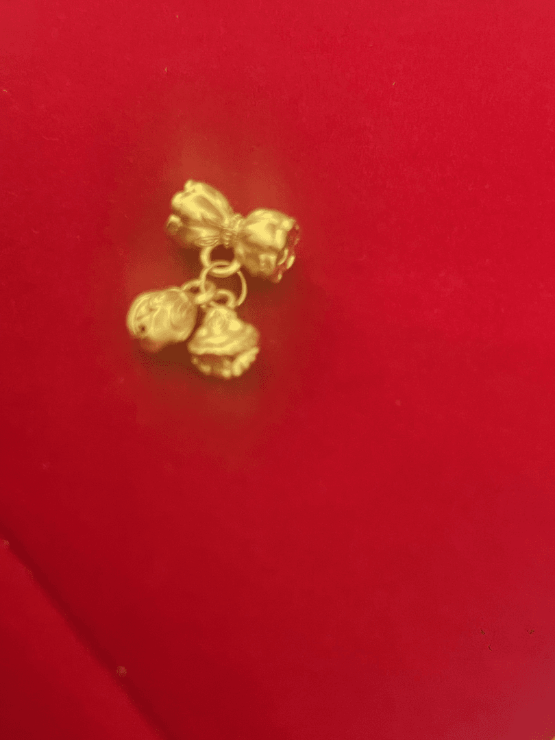 足金999纯黄金两世欢可自由DIY男女不限