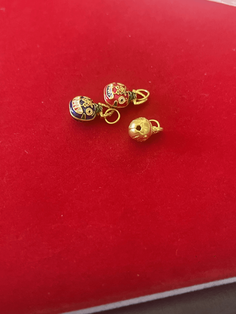 足金999纯黄金吞金兽一家三口可自由DIY男女不限