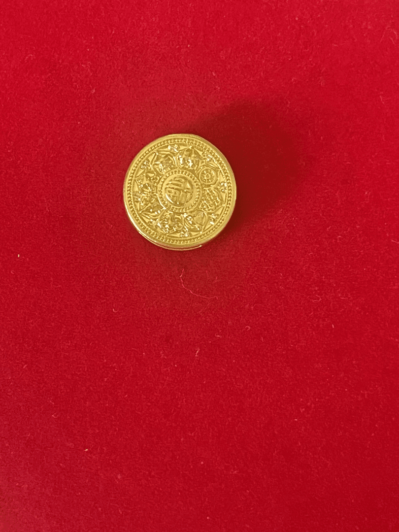 足金999纯黄金手表罗盘可自由DIY男女不限