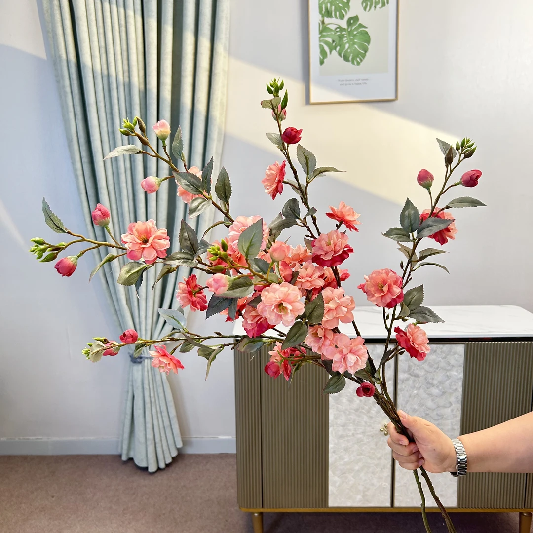 【补单专拍】伊塔洛山茶花高端仿真花假花中式国风客厅餐桌玄关装饰