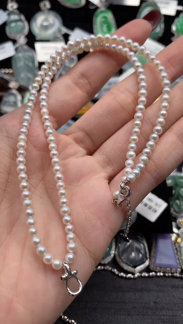 【闪购商品】淡水珍珠颈饰18K金镶嵌18k（48小时鉴赏）