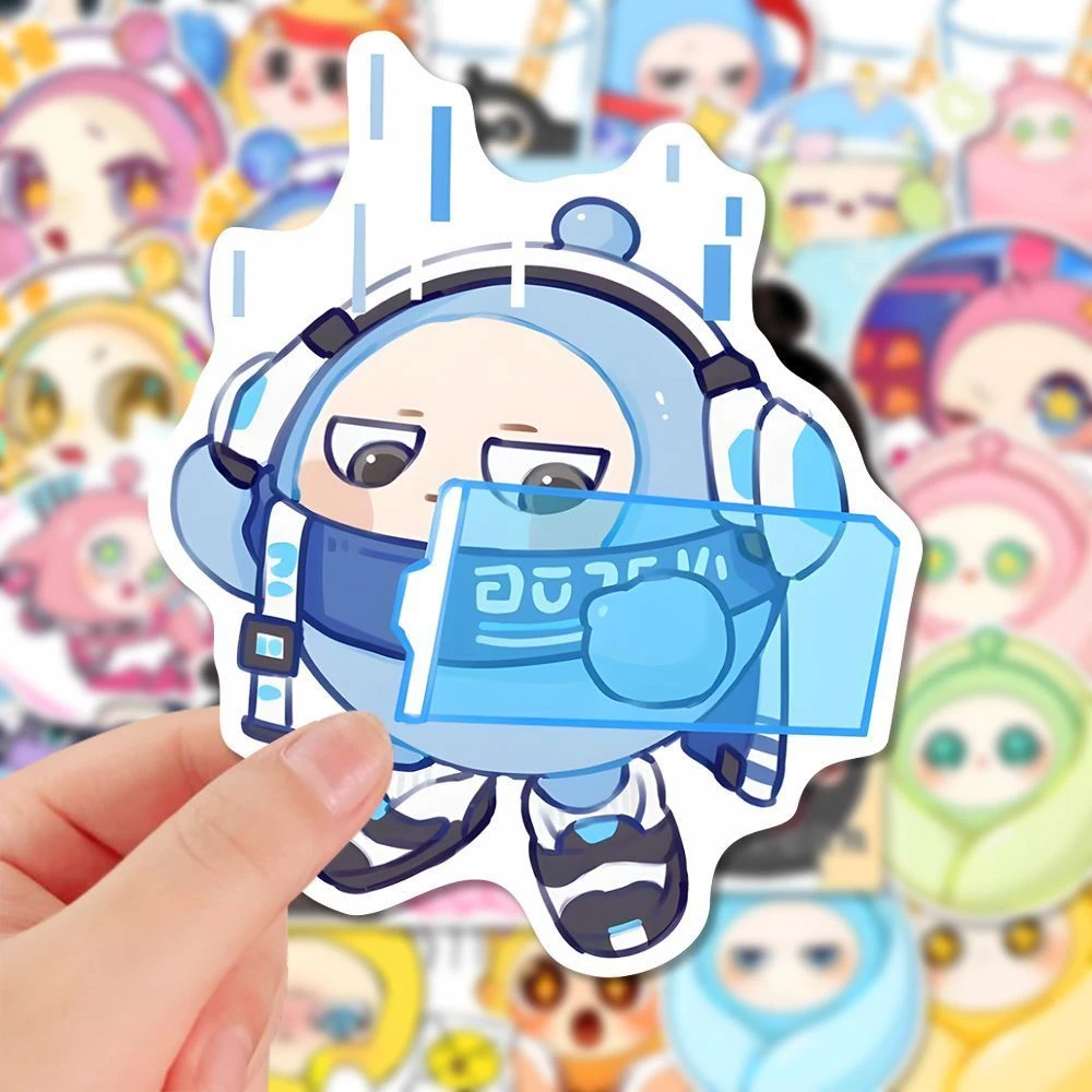 【蛋仔派对】Q版卡通可爱蛋仔五小只贴纸手账装饰笔记本平板贴画