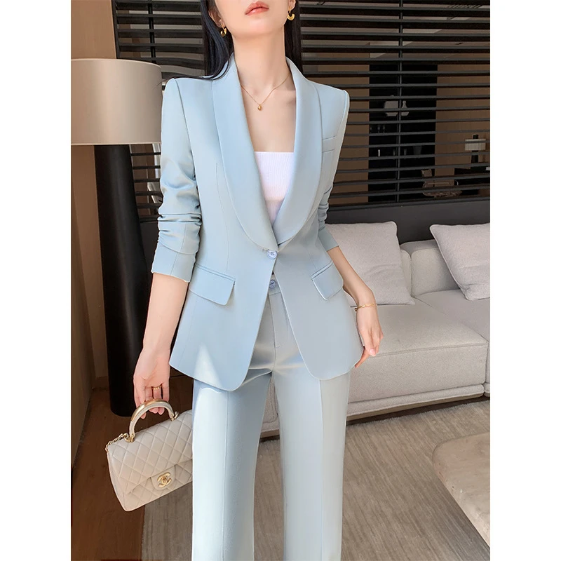 女神范高级感时尚气质秋季女西装外套西服上衣修身常规休闲职业
