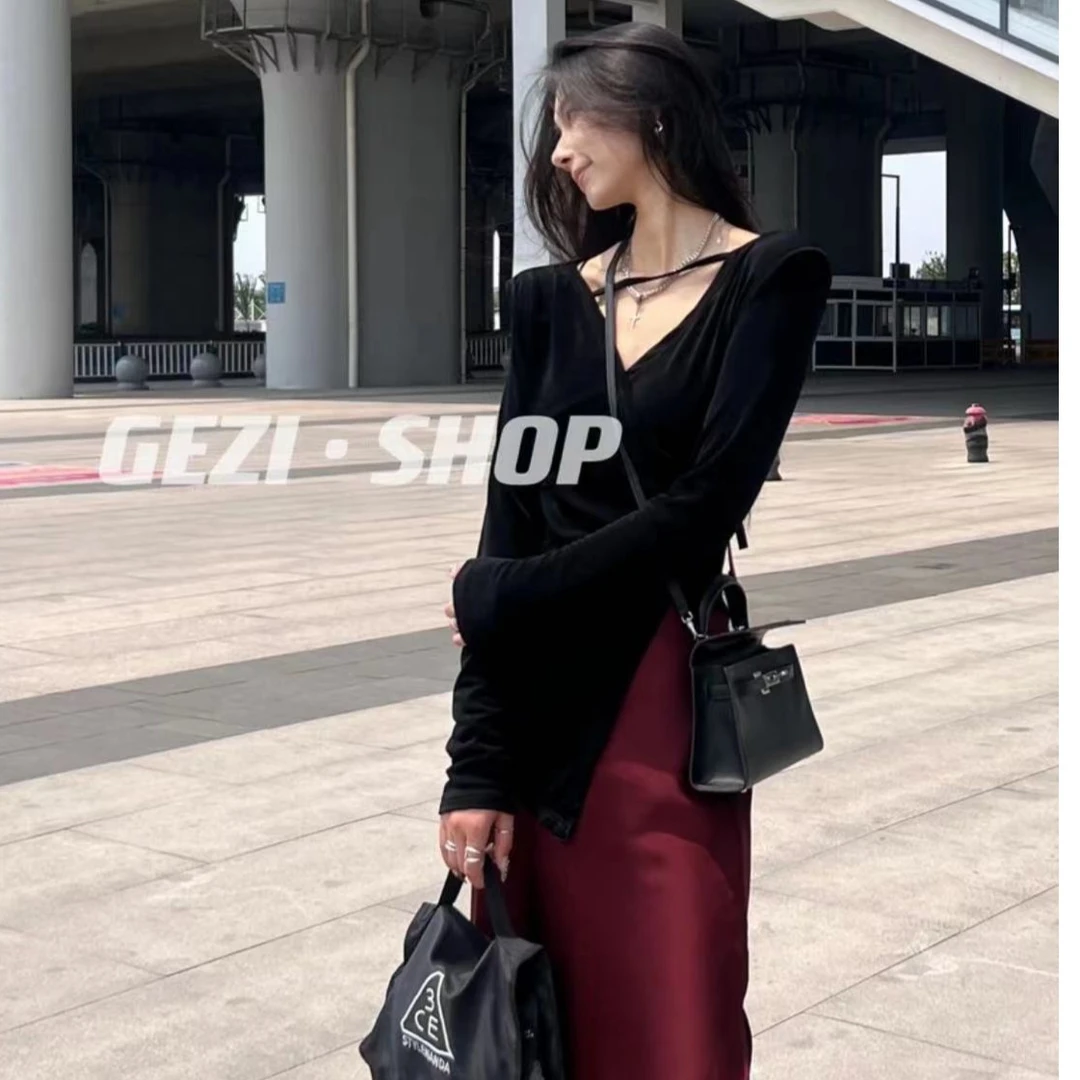 001-060【孤品拍我】高端轻奢女装时尚休闲百搭打底气质显瘦设计感