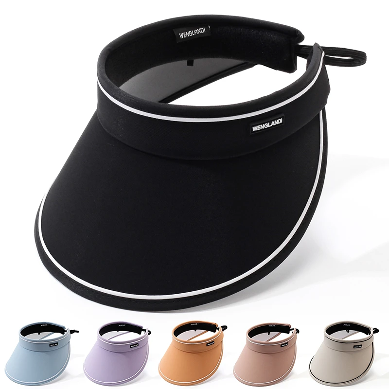 防晒帽子韩版时尚加宽加大大帽檐遮阳帽女户外骑车百搭空顶太阳帽