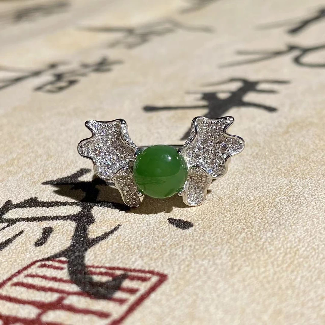 非金属戒指 「福妙轩」七月戒指｜*925银*｜灵动气质百搭精致
