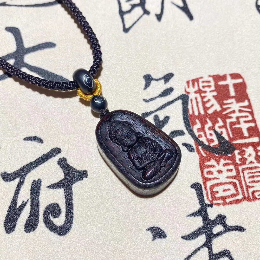 非金属吊坠 「福妙轩」｜楠意佛公吊坠