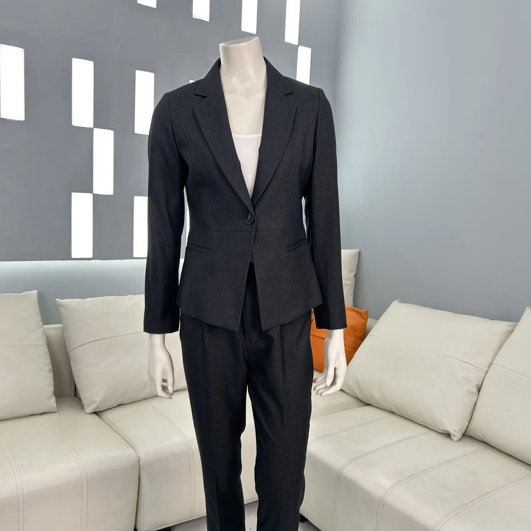 西装套装女2024秋冬新款时尚西装休闲显瘦洋气通勤西服25118