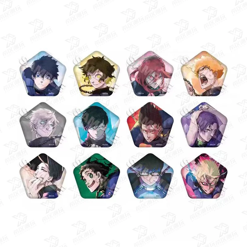 【代拆】蓝色监狱 蓝锁原画五边形吧唧 徽章 动漫周边 日谷 现货
