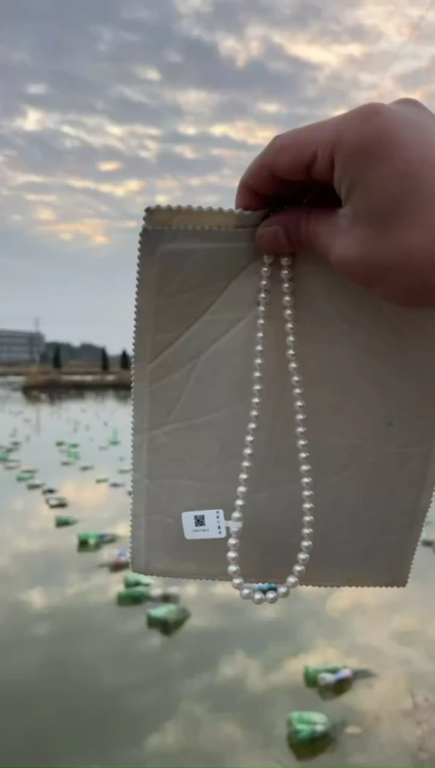 【闪购商品】淡水珍珠颈饰未镶嵌7-8mm全珠链