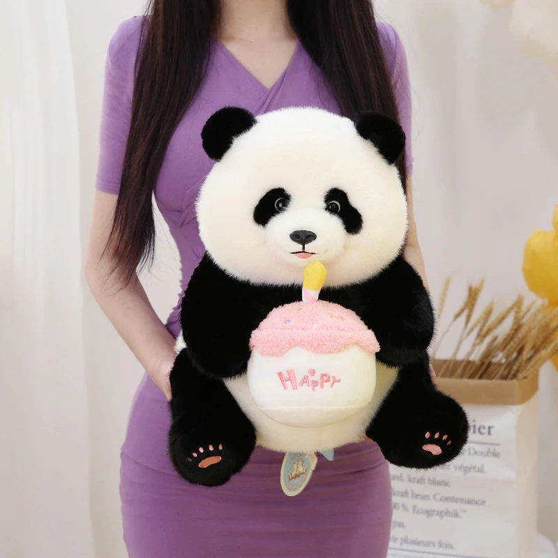 正版赛特嘟嘟生日熊猫毛绒公仔可爱玩偶娃娃儿童礼物送女生日礼物