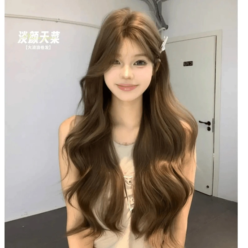 shuduo/束朵 【淡颜天菜】假发大波浪卷时尚气质日常lolita甜美全头