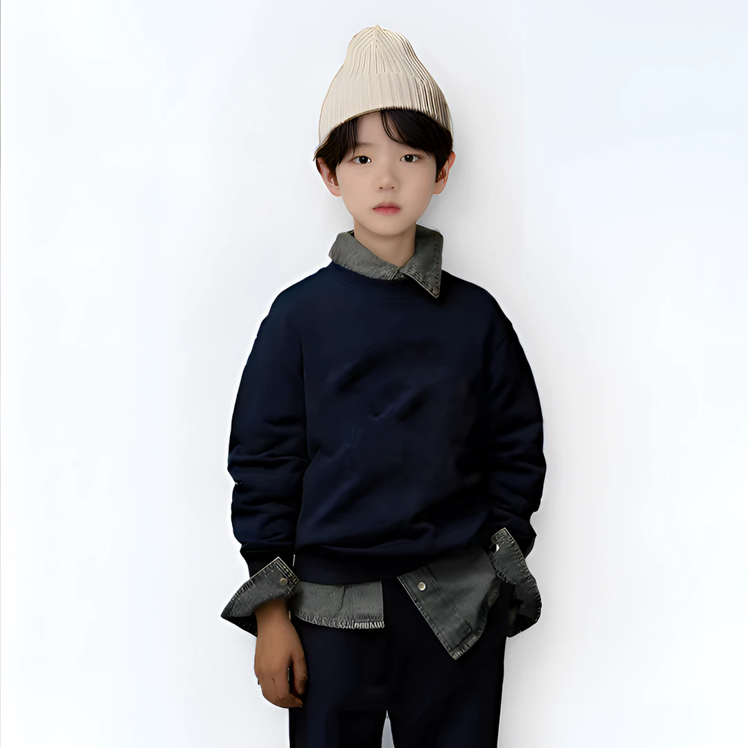 纯棉男女童装打底衫长袖T恤秋冬圆领儿童中大童洋气小女孩上衣服