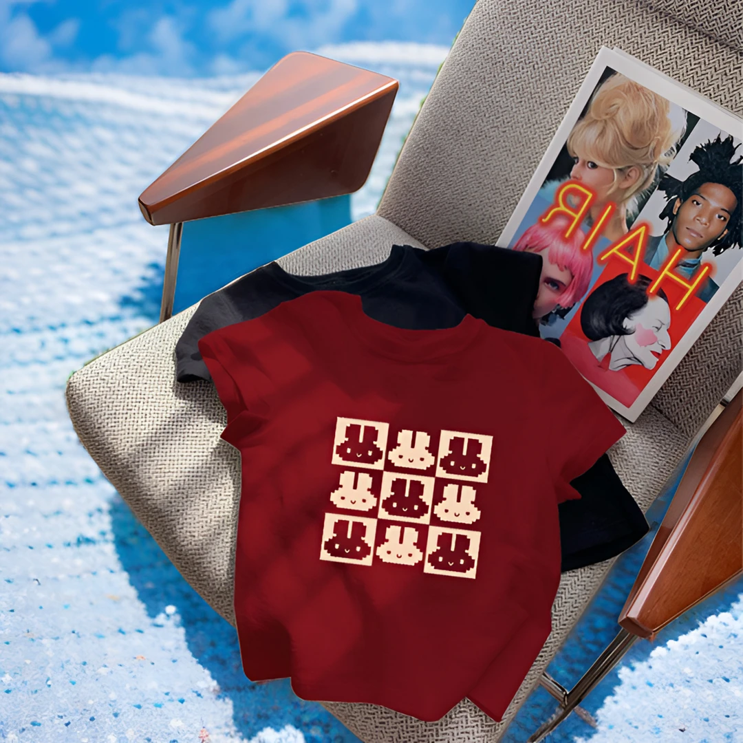 童装男女童纯棉短袖T恤夏季韩版洋气中大儿童白色半袖打底衫上衣