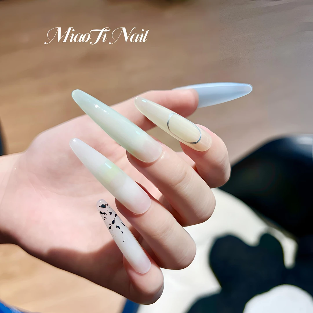 曼陀沙 | 10个甲型定制 | MiaoTi | 纯手工穿戴甲