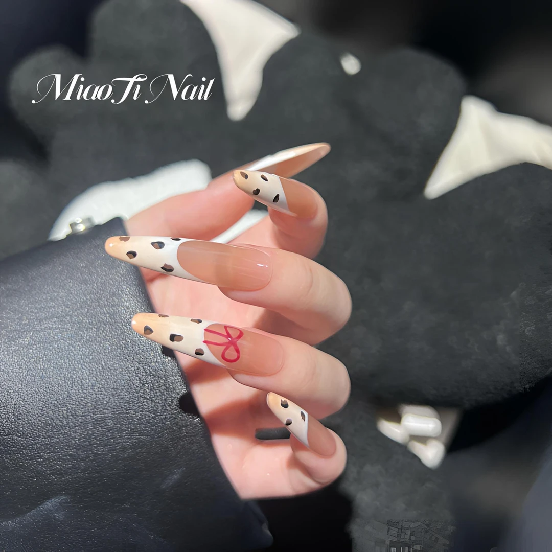 小奶豹 | 10个甲型定制 | MiaoTi | 纯手工穿戴甲