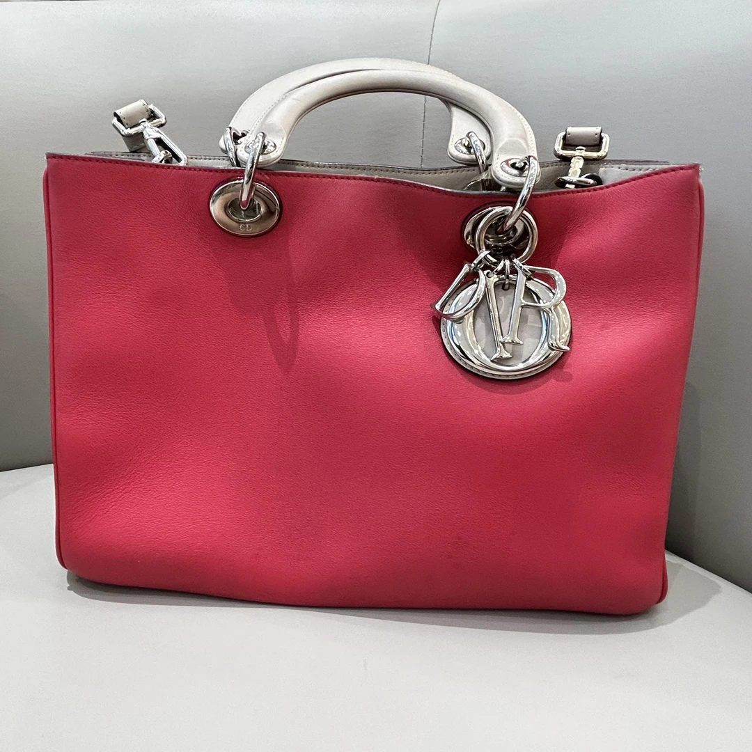 95新 Dior/迪奥 vip拼色单肩手提包 有肩带/28767