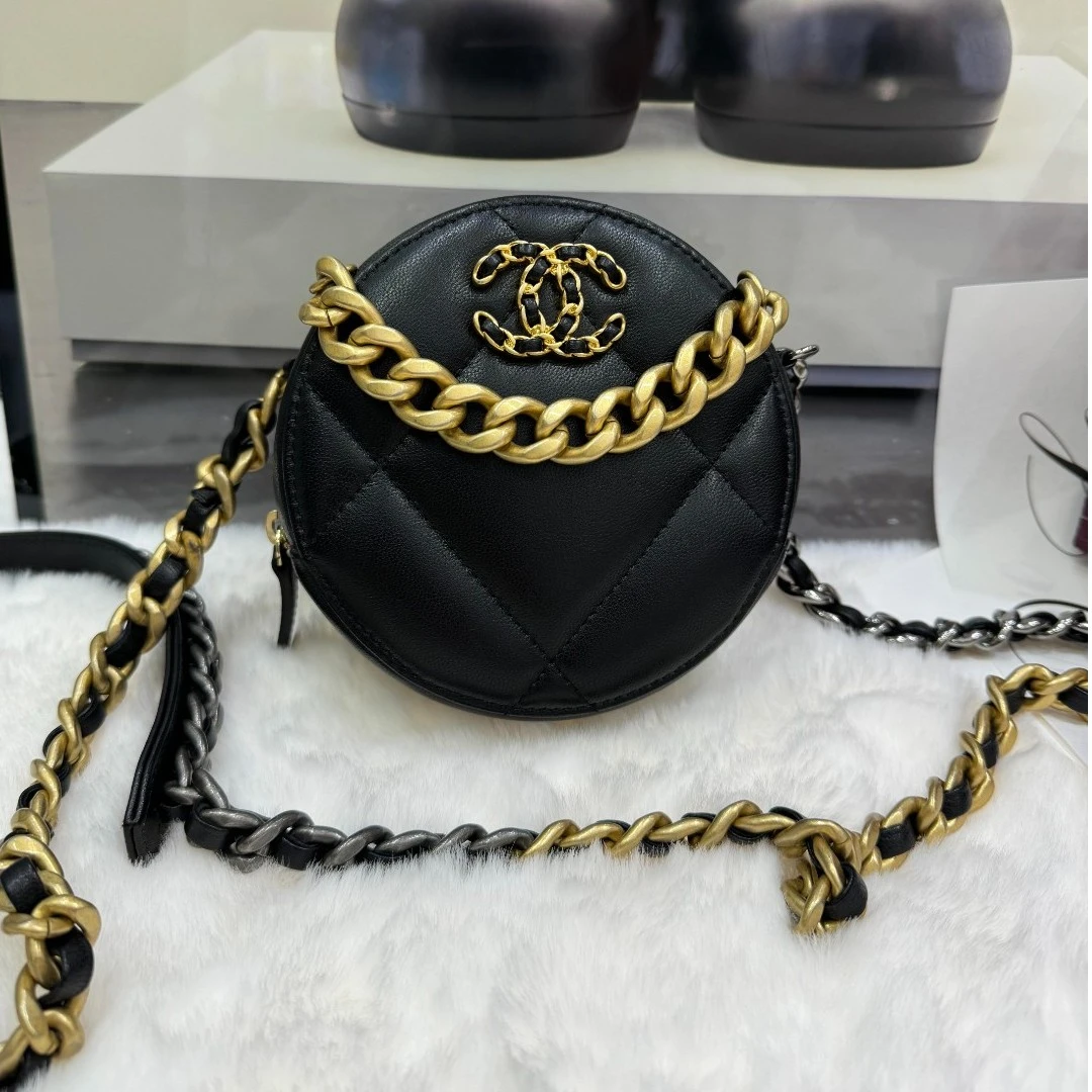 95新 Chanel/香奈儿 19bag圆饼尺寸/18283