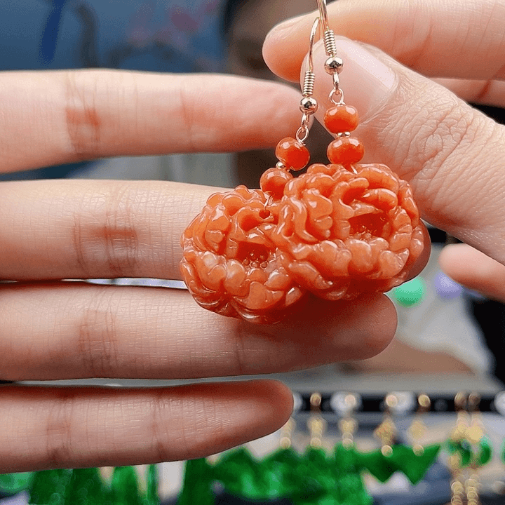 翡翠耳饰未镶嵌饰品