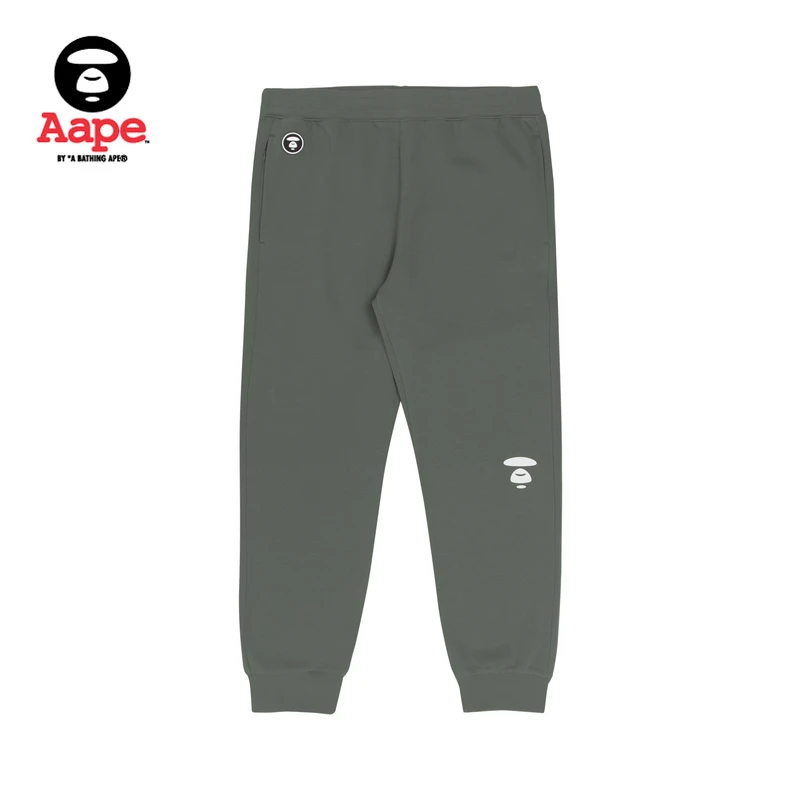 Aape旗舰店街头潮流男装春夏印花加绒弹力舒适休闲卫裤6922XXJ