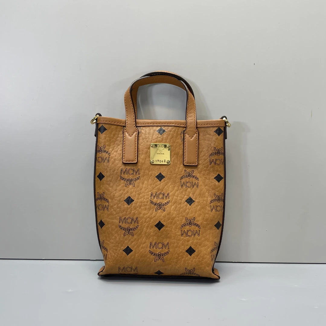 95新 MCM 媚姐/mcm干邑色迷你薯条包15x20x4cmF112734