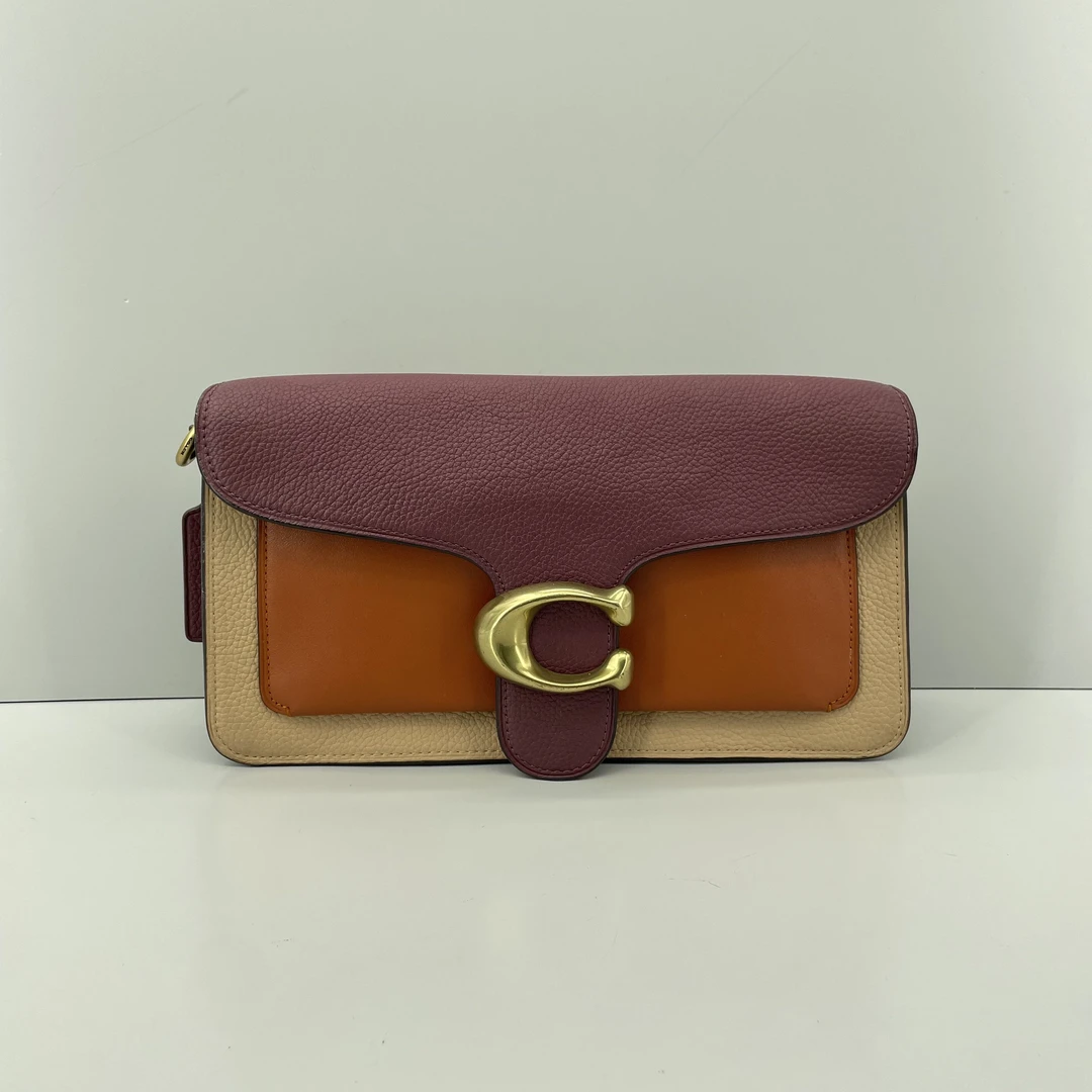 90新 COACH/蔻驰 tabby26三拼色酒神包26*14*7cmL112006