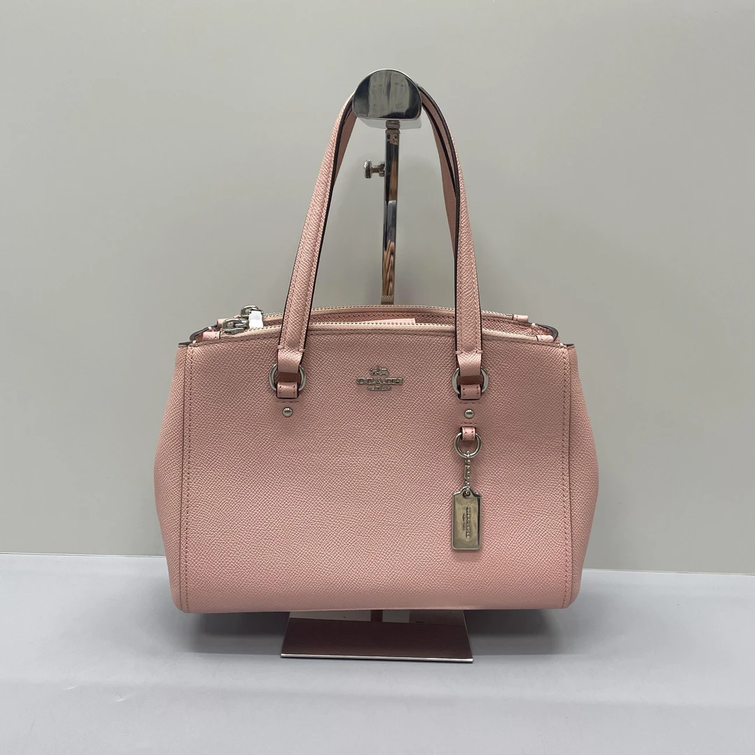 90新 COACH/蔻驰 小丽/粉色杀手包24*18*10cmA012106
