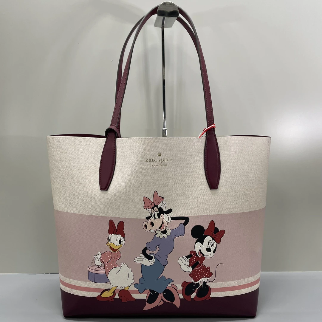 99新 kate spade米老鼠托特包33X31X15cmK111613