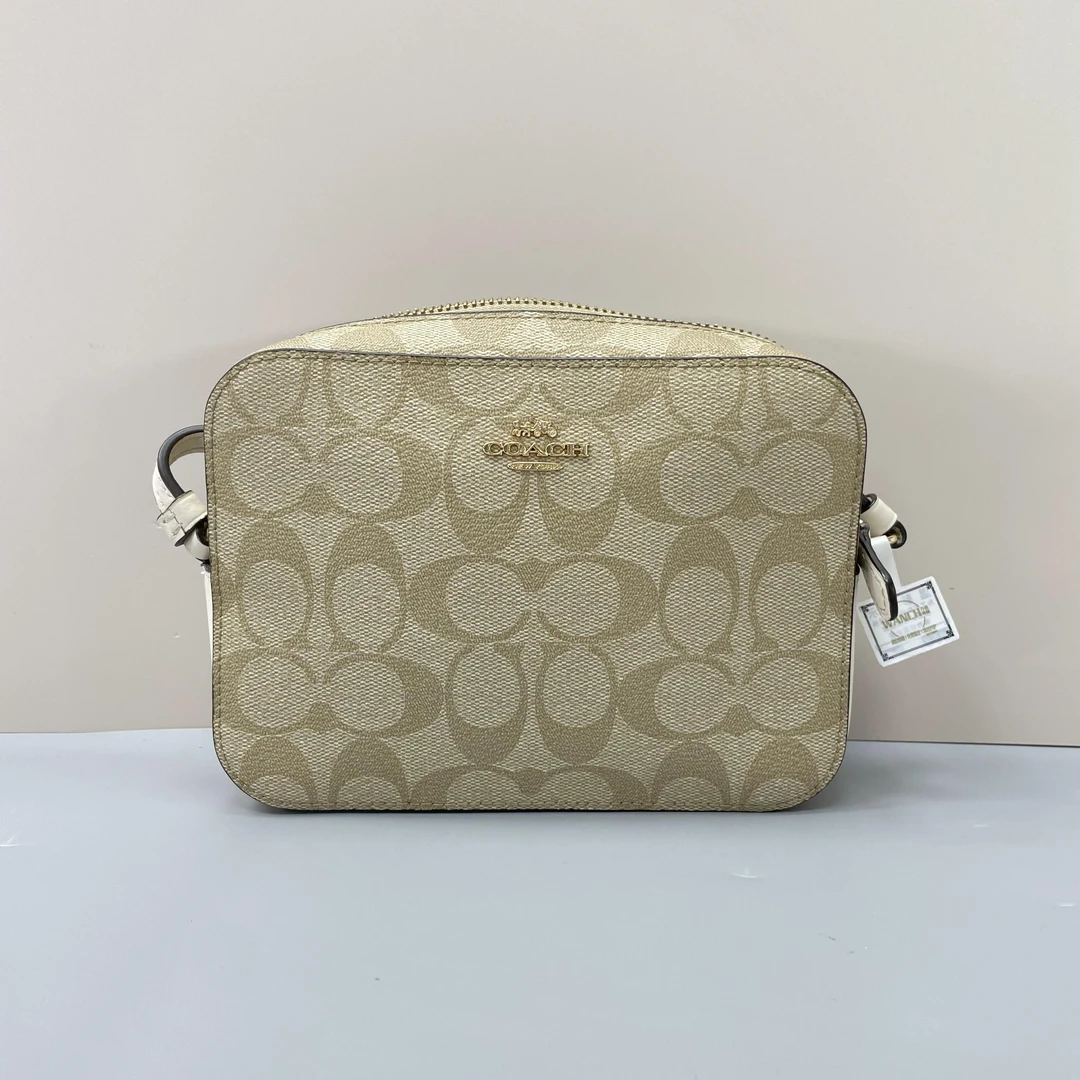 95新 COACH/蔻驰 老花相机包20X14X8cmL080309