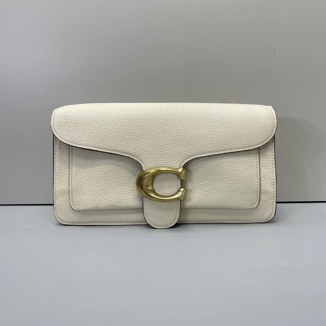 90新 COACH/蔻驰 tabby26白色酒神包（少肩带 ）26*14*7cmL110309