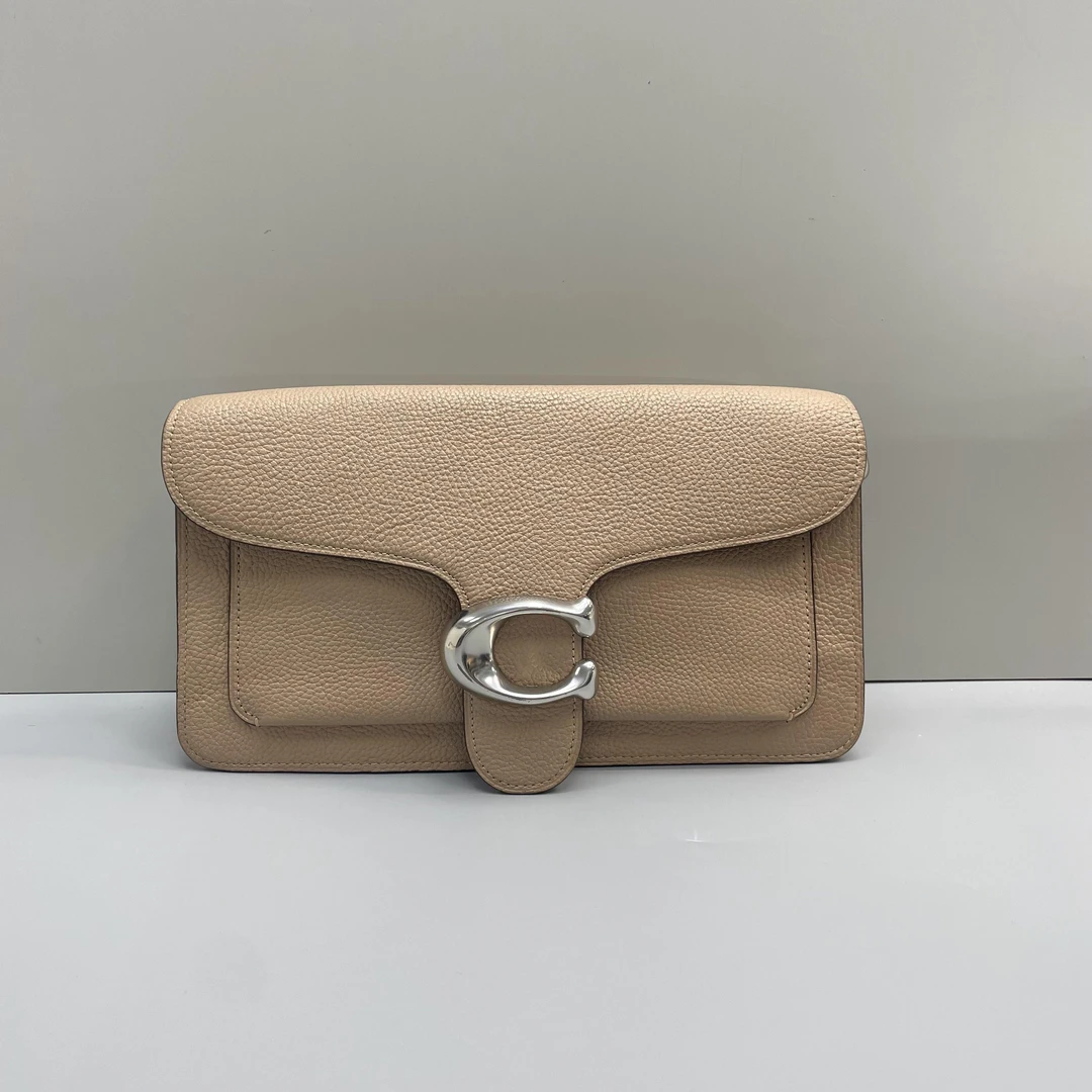 95新 COACH/蔻驰 小林/tabby26奶茶色酒神包26*14*7cmA062808