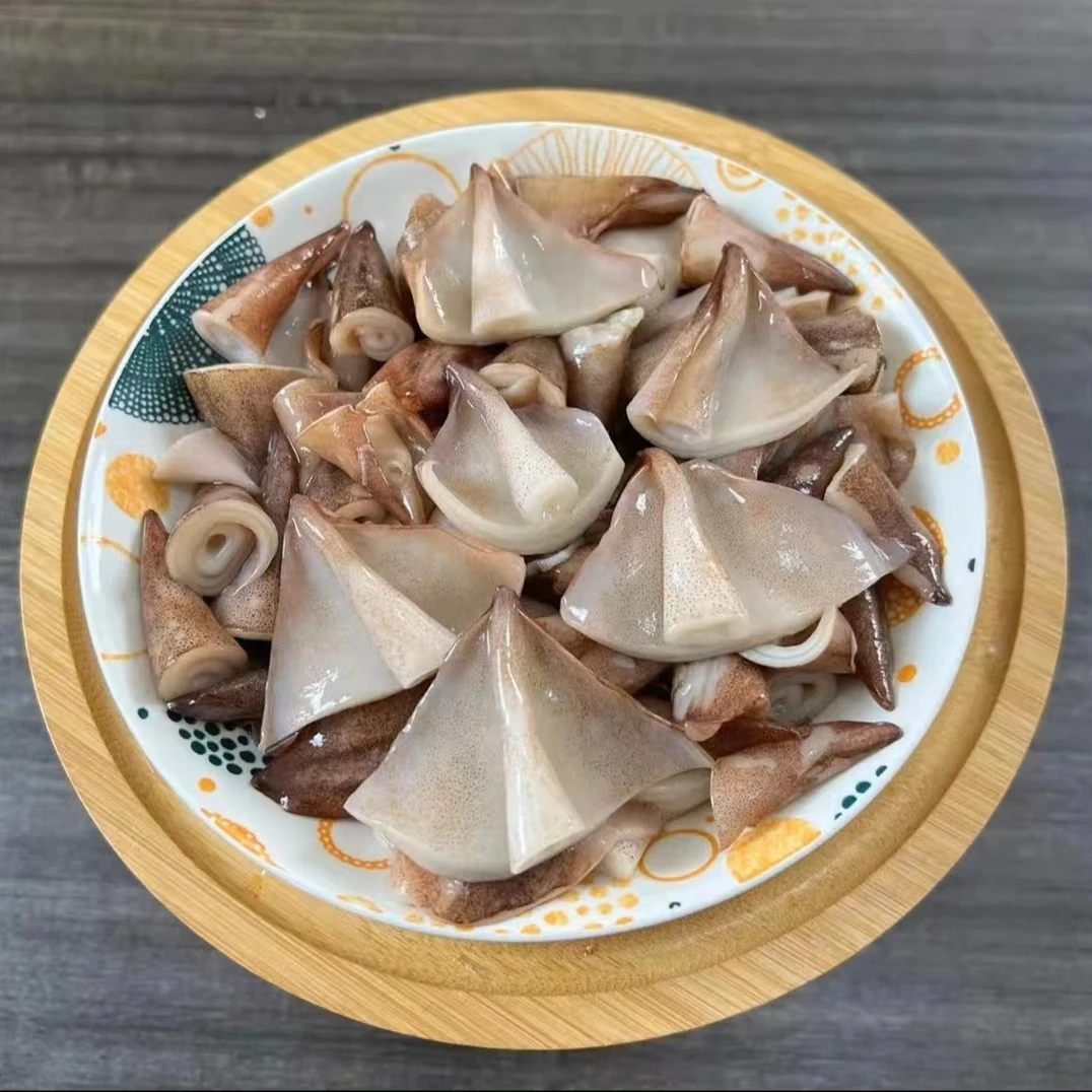 连云港特产 鱿鱼尾尖 无冰衣 鱿鱼帽尖 辣炒红烧涮火锅 1000克/包