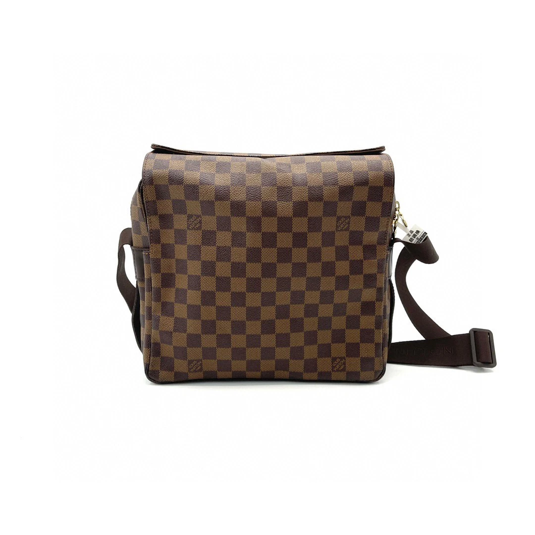 95新 LouisVuitton/路易威登 棕棋盘格斜挎记者包 尺寸27/24