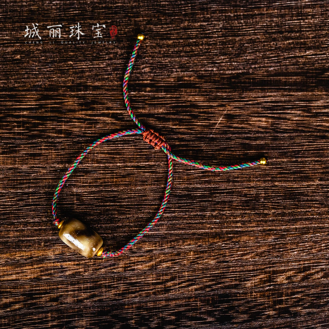 非金属布艺手链 【城丽】虎虎手工编制手绳/条TZ-2123
